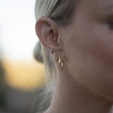 Prosecco Beaded Hoop - LLUME Jewelry