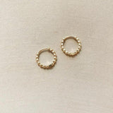 Prosecco Beaded Hoop - LLUME Jewelry