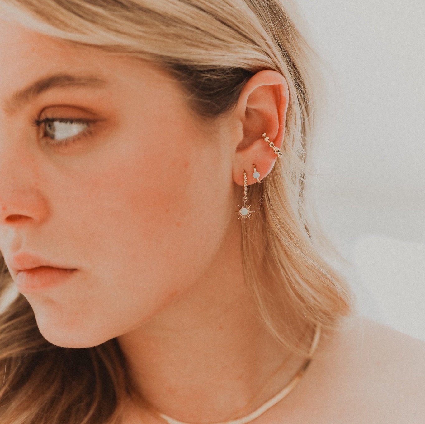 Opal Ear Stack - LLUME Jewelry