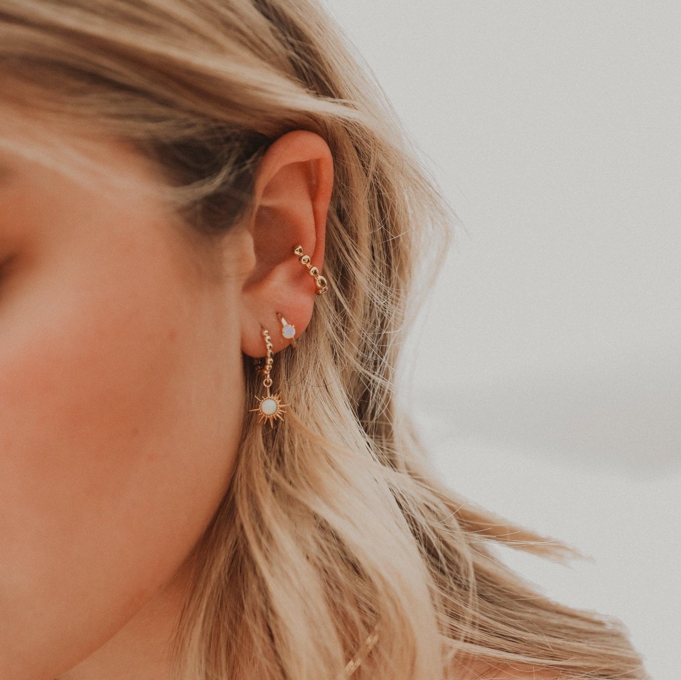 Opal Ear Stack - LLUME Jewelry