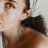 Prosecco Beaded Hoop - LLUME Jewelry