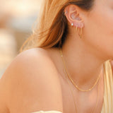 Sardinia Opal Hoop - LLUME Jewelry