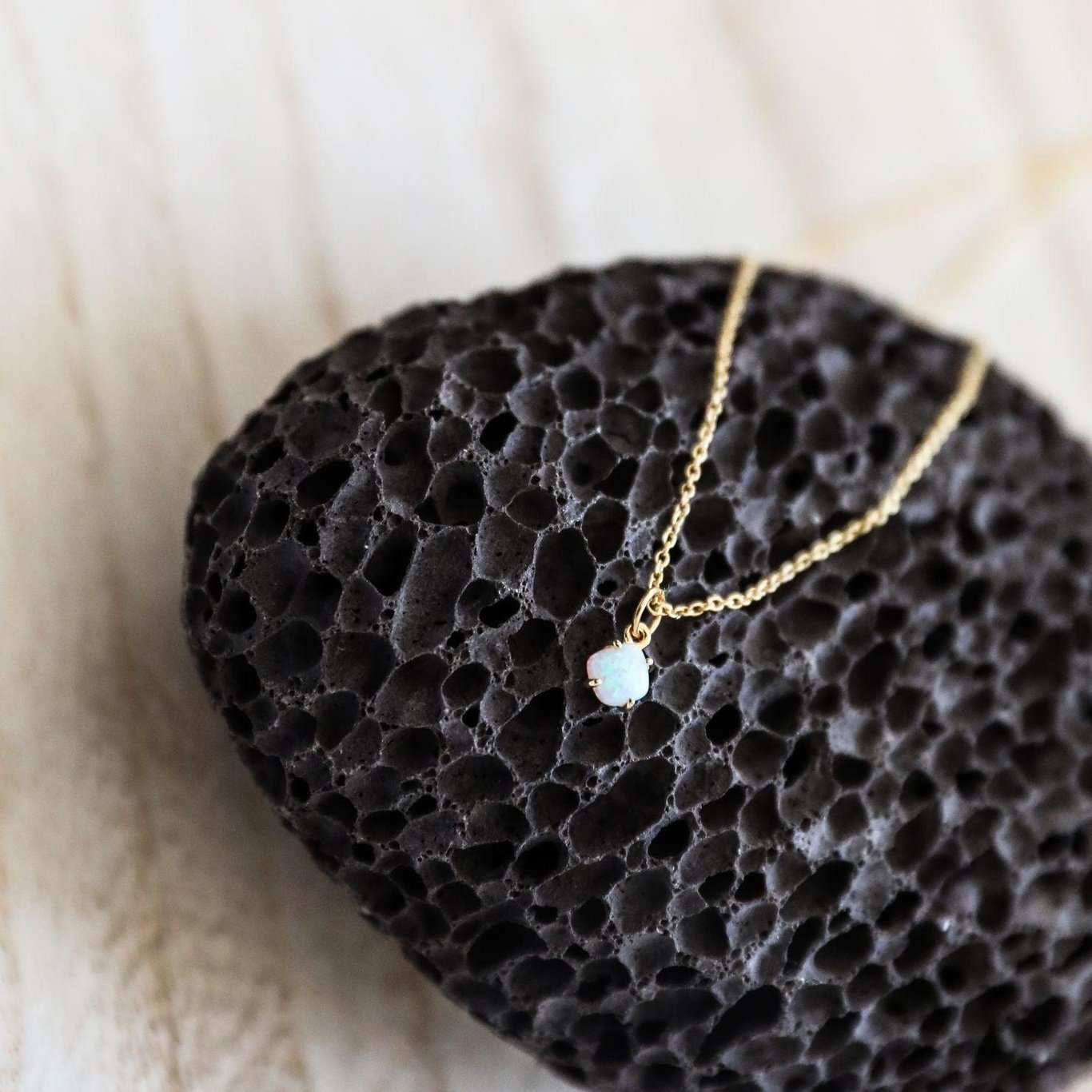 Sardinia Opal Necklace - LLUME Jewelry