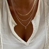 Cross Necklace Set