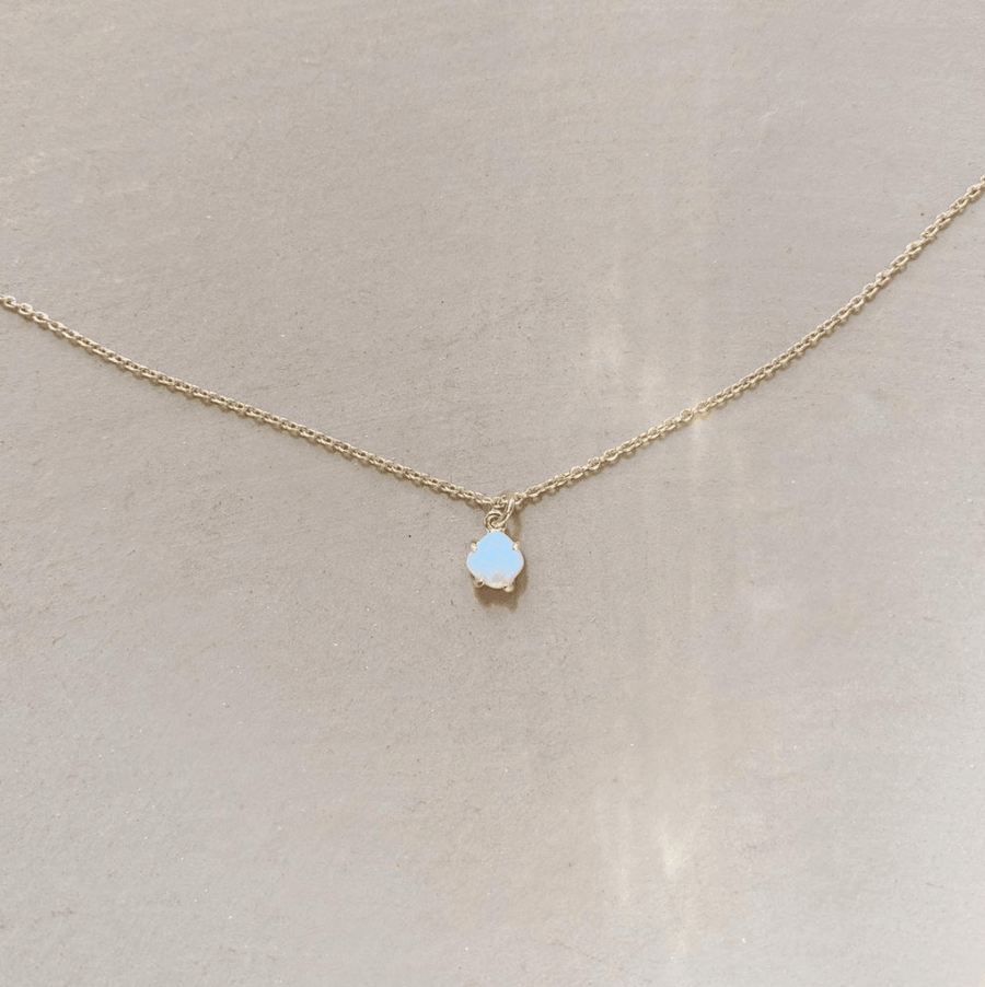 Opal Pendant Necklace in 9ct Gold | Ruby & Oscar