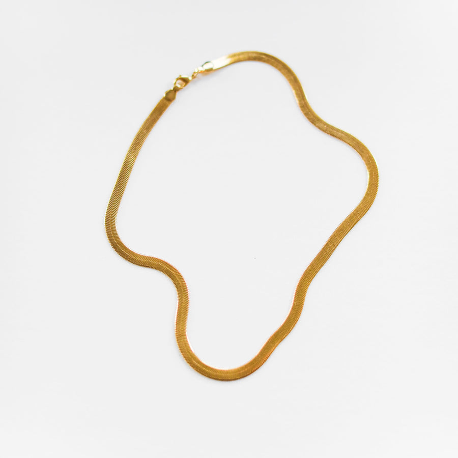 Herringbone Snake Chain - LLUME Jewelry